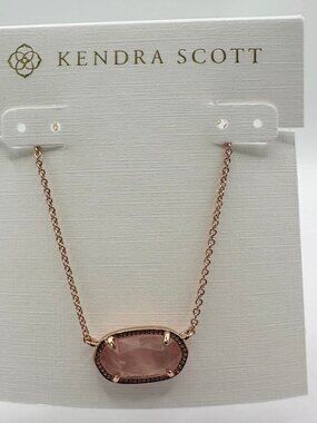 Kendra Scott Pink quartz necklace